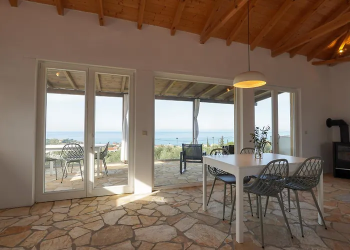 House Philia With Panoramic Sea View In Mani Holiday home